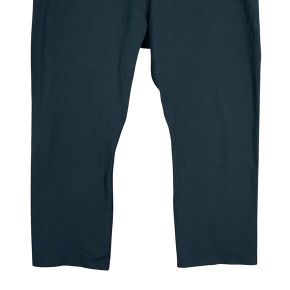 Pact Cropped Straight Leg Pants Black Women’s 3XL Pull-On Organic Cotton Casual - Picture 3 of 8